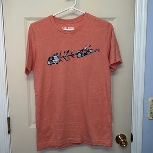 medium coral pink carleton t-shirt